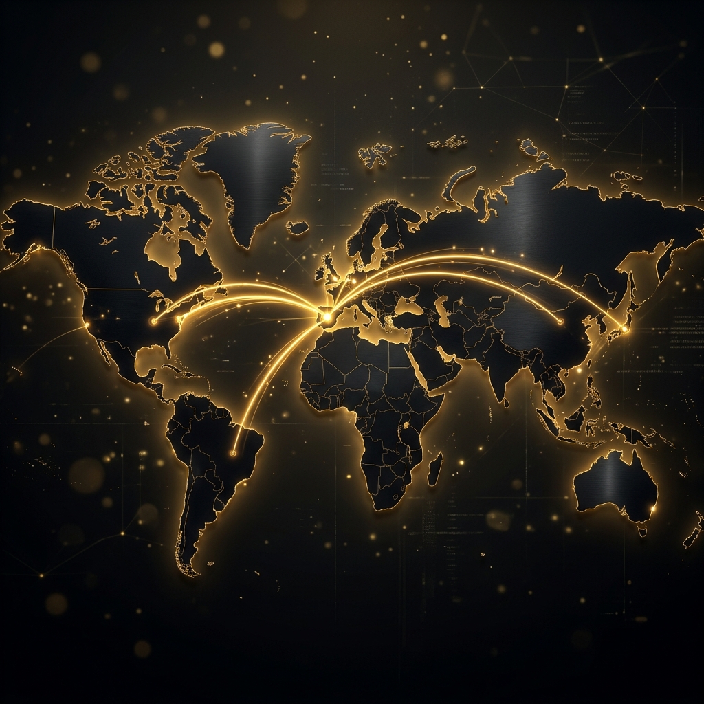 Mapa mundial de importación de vehículos desde EEUU, Japón y Europa a España